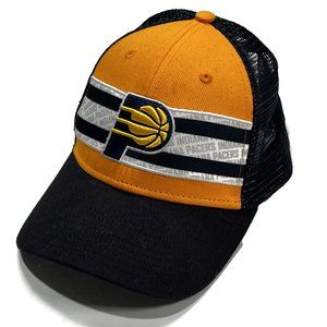 Indiana‎ Pacers Snapback Mesh Back Hat Blue Yellow Fan Favorite NBA Basketball